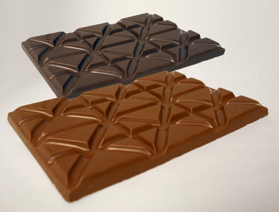 Solid Chocolate Break-Up Bar w/Almonds Solid Chocolate Break-Up Bar w/Almonds